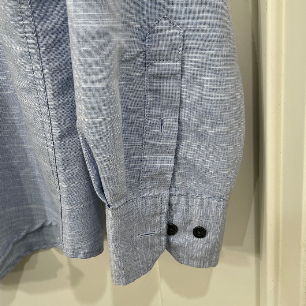 PD&C Sky Blue Casual Long sleeve Shirt - Picture 3 of 4